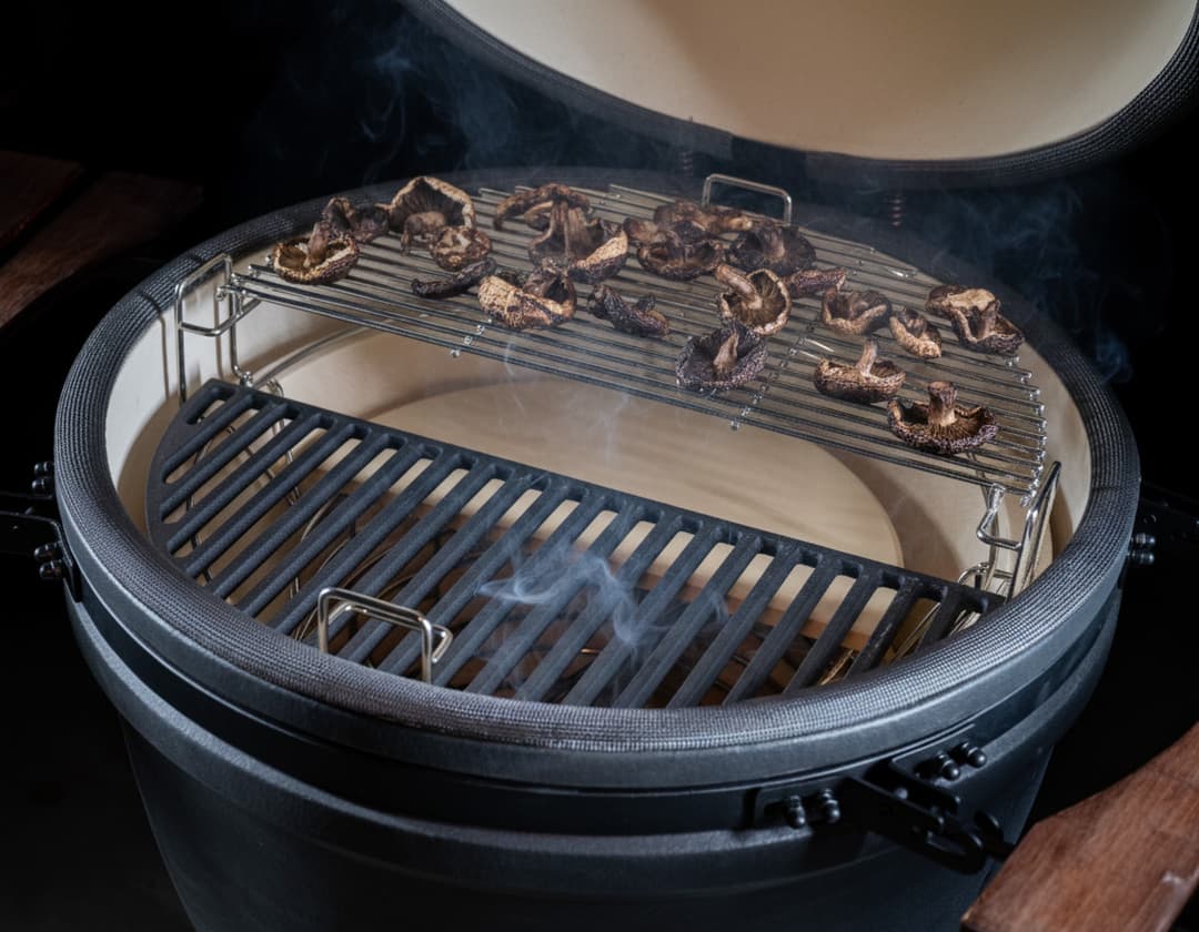 Kan een kamado in de regen staan?